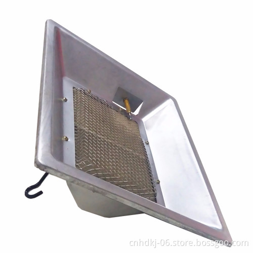 Natural gas,LPG and Biogas infrared brooder top heater hood